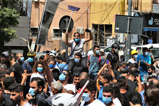 протест бейрут взрыв