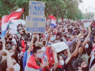 парагвай протест