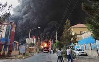 иран химический завод пожар