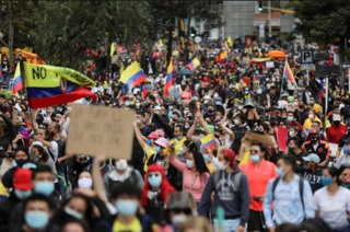 колумбия протест