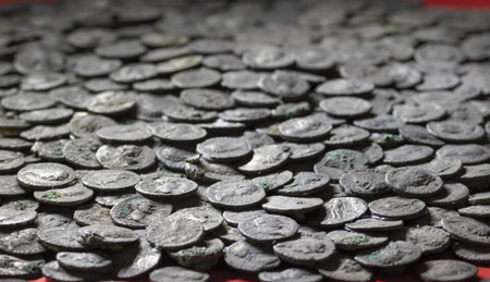 германия клад римская монета
