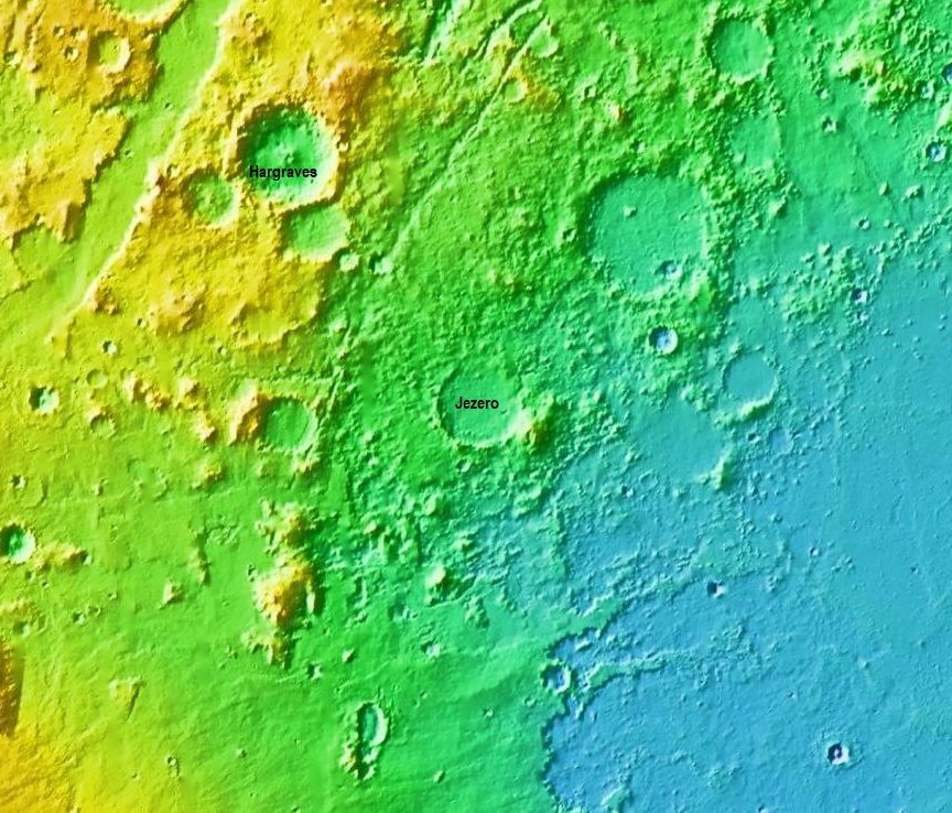 Вулканічні камені в кратері, який колись був озером, знайшов марсохід