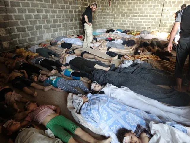 Оппозиция Сирии заявляет о 1300 жертвах химатаки