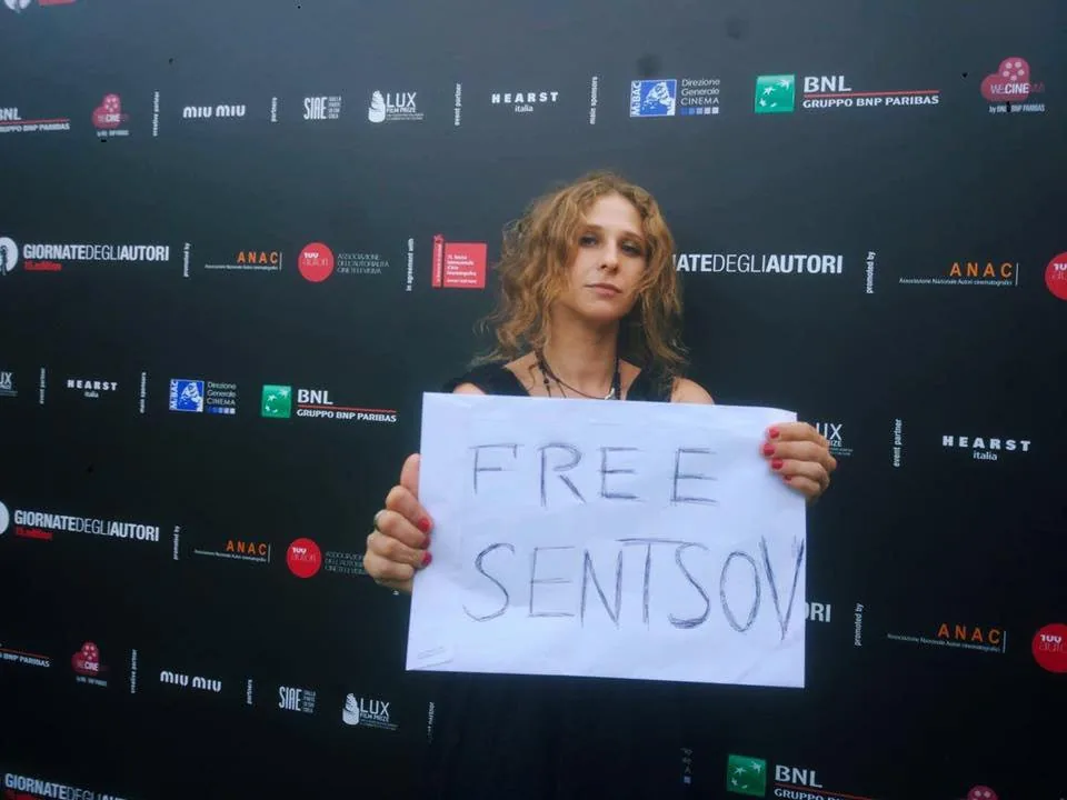 На Венецианском кинофестивале Мария Алехина выступила в поддержку режиссера Сенцова