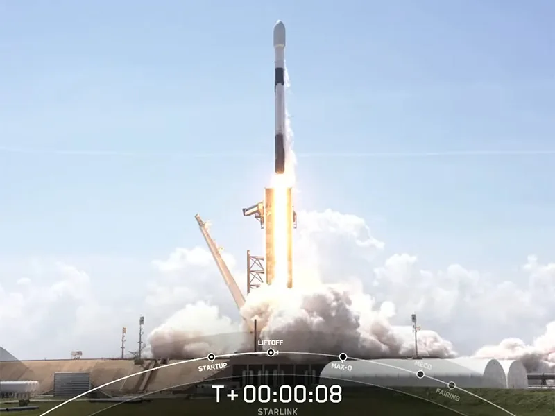 26-ю партию спутников Starlink запустила SpaceX. ВИДЕО