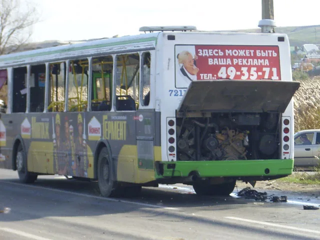 Смертница взорвала рейсовый автобус N29 в Волгограде. ВИДЕО