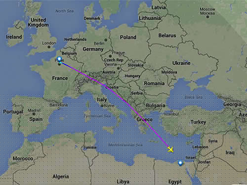 Поисковые команды нашли тела пассажиров самолёта EgyptAir