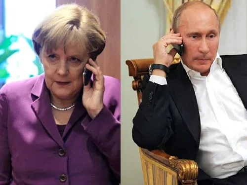 Повлиять на оккупантов Донбасса Меркель призвала Путина