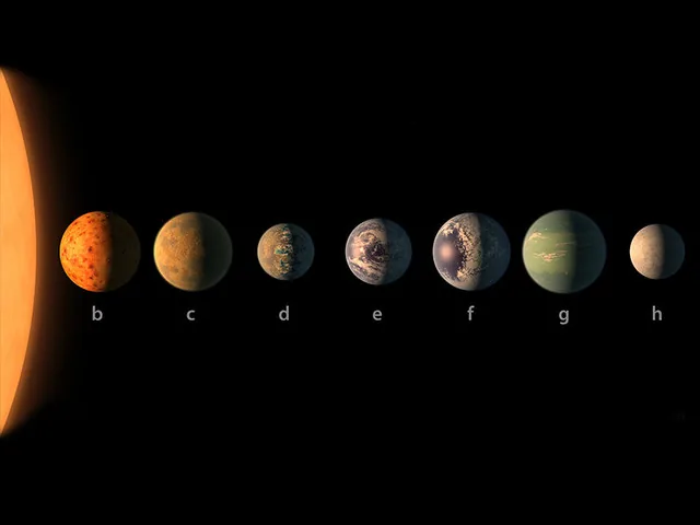 NASA обнаружило семь новых планет, похожих на Землю. Три из них могут быть обитаемы. ВИДЕО