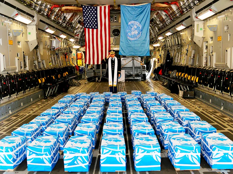 Останки 50 солдат – участников Корейской войны Северная Корея передала США Останки 50 солдат - участников Корейской войны Северная Корея передала США