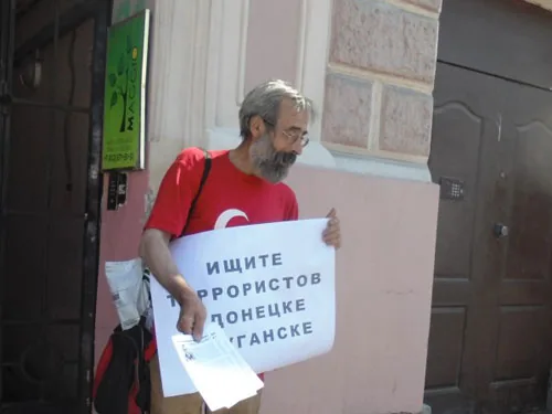 Петербургские активисты вступились за задержанного в Крыму украинского режиссера Олега Сенцова