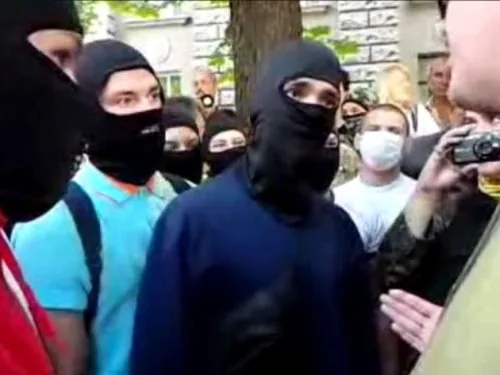 Батальон "Донбасс" провел митинг под стенами АП. ФОТО. ВИДЕО