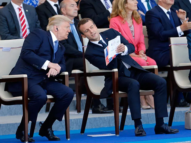 Договорились о применении силы в отношении КНДР Трамп и Макрон