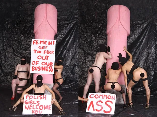 Femen устроили "голую войну" против Евро-2012. Им ответили польские проститутки