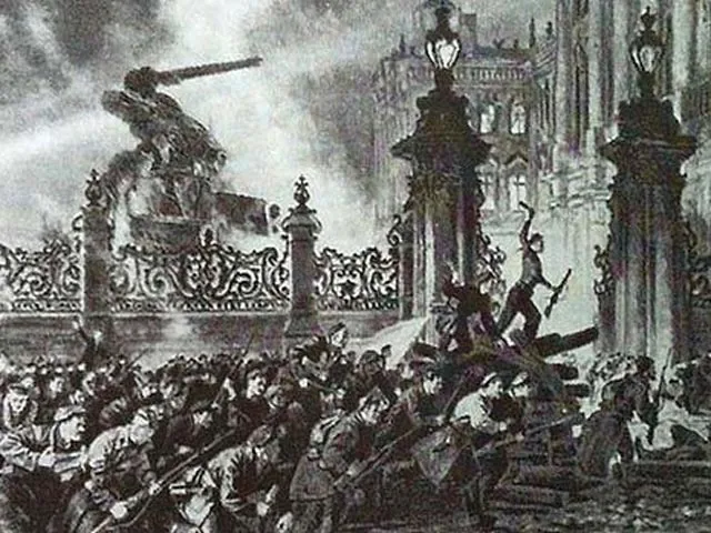 Революцию 1917 года в России вершил гигантский боевой робот - "показали" австралийским студентам