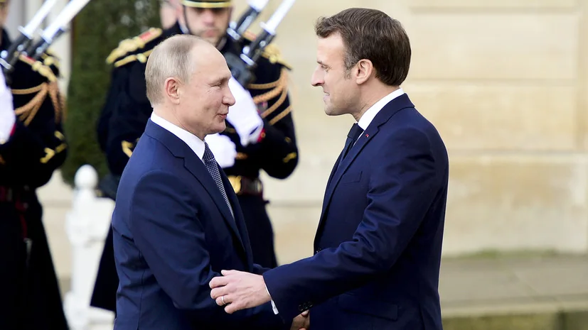 Макрон-Путин, холодная дипломатия