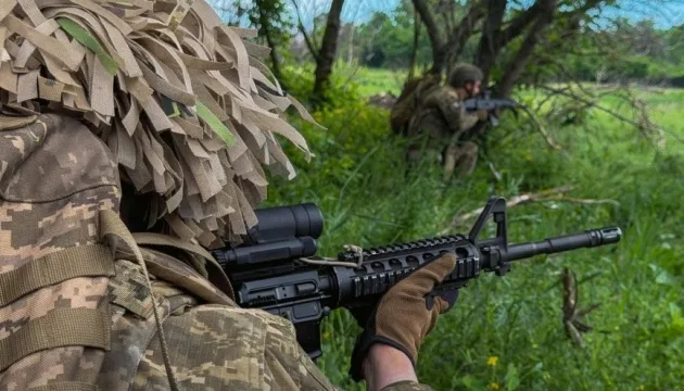українські військові на позиції поблизу Куп’янська