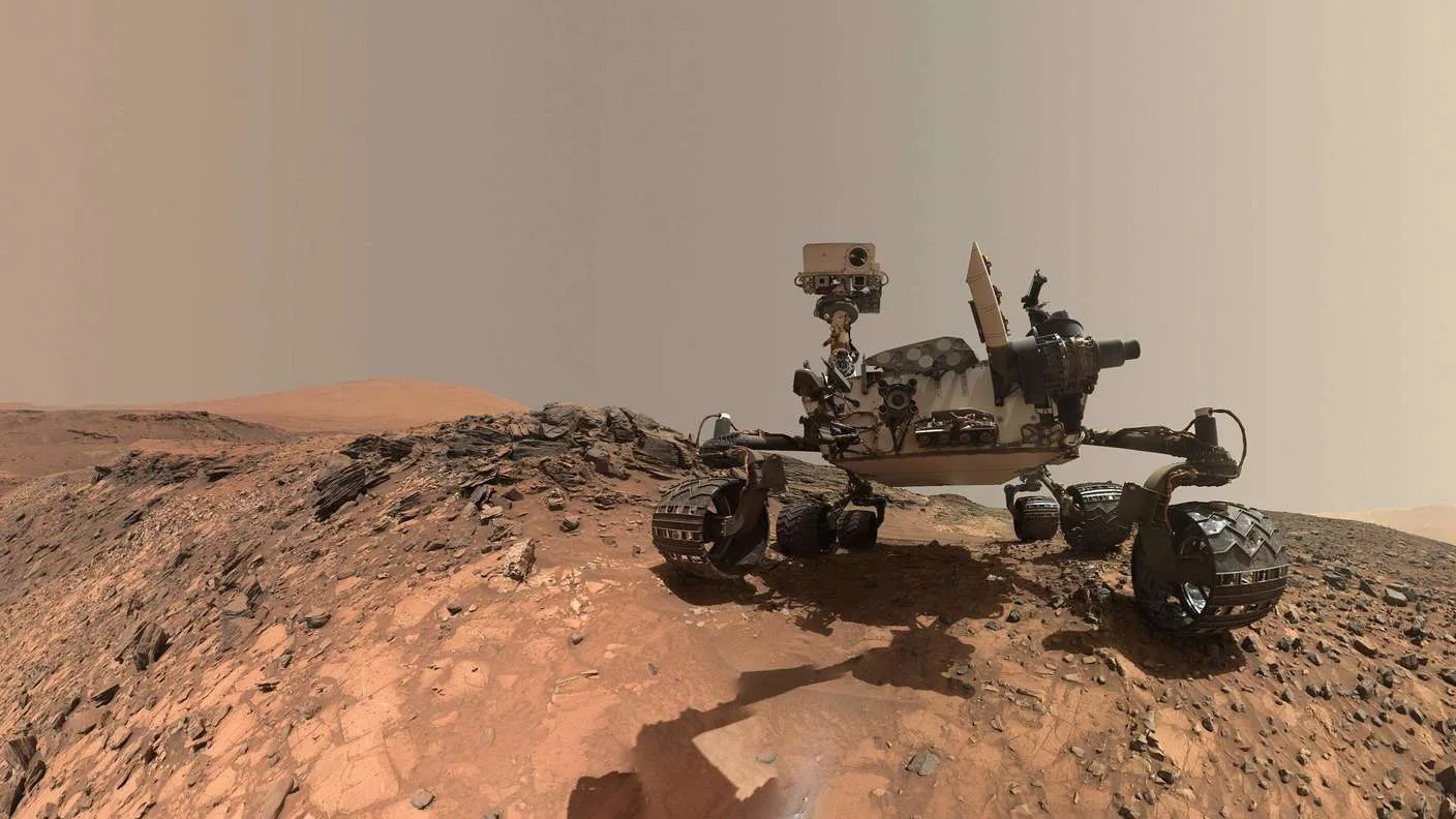 Curiosity ерозійна поверхня Марс, Curiosity, Марс, NASA, кратер Гейла, геологія