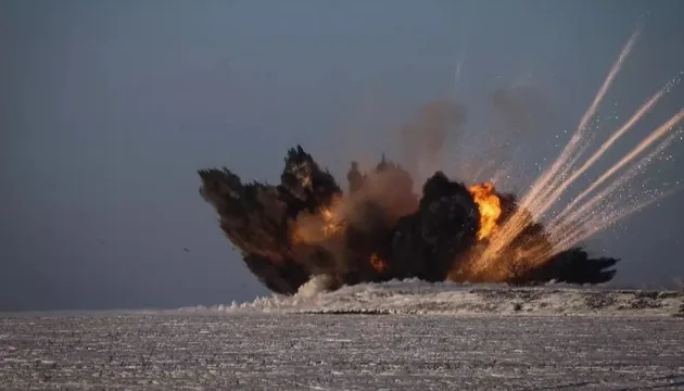 Знищений російський склад боєприпасів у Гуляйполі після удару Сил оборони